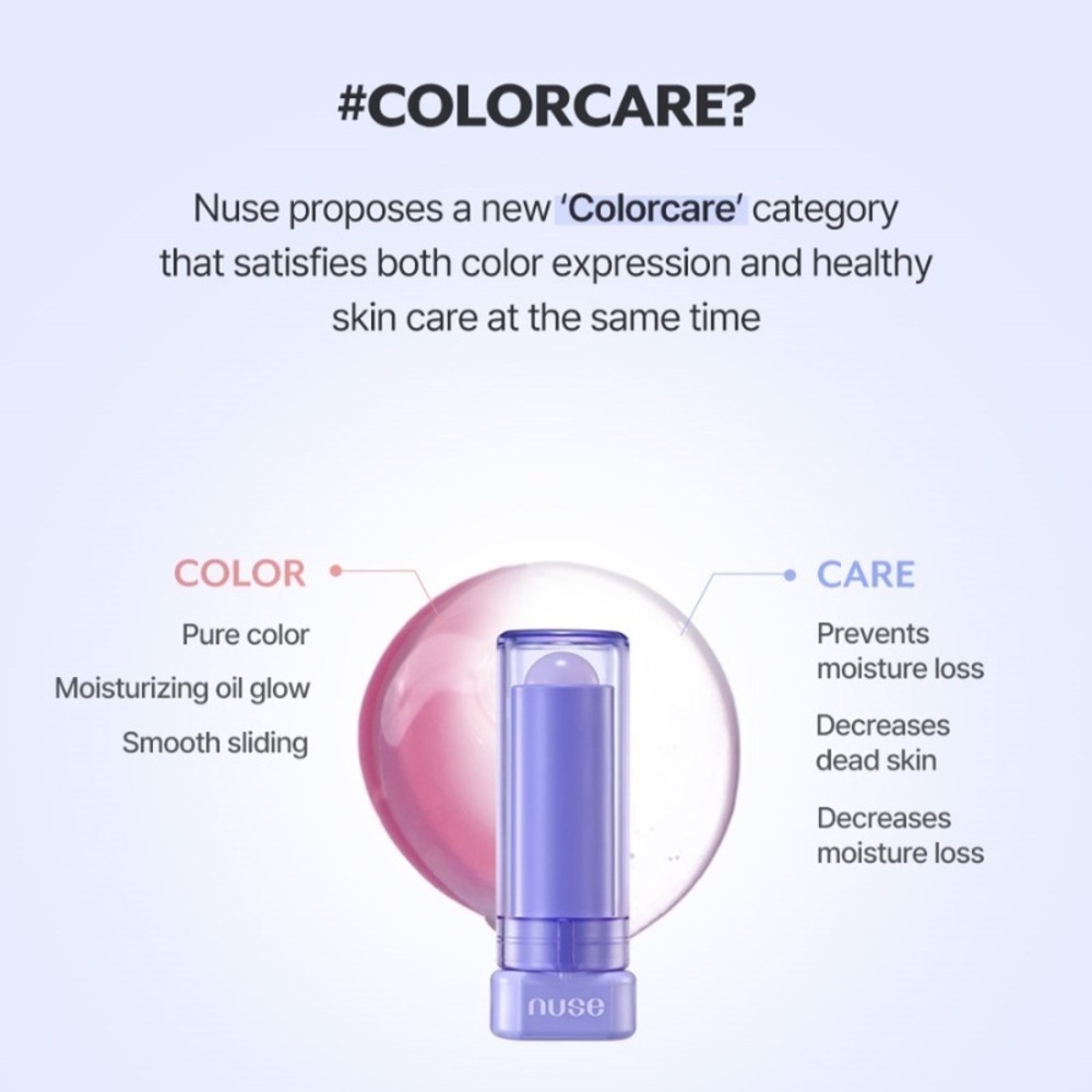 nuse CALMIMG CORAL Color Care Lip Balm 04 | NEW | K-Beauty | Nooz #4 Lipbalm - Picture 5 of 16